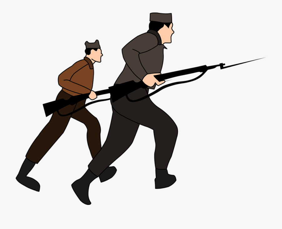 Soldier Free To Use Clip Art - Transparent Ww1 Soldier Clipart, Transparent Clipart