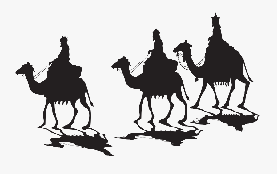 King Clipart Arabian - Transparent 3 Wise Men Silhouette, Transparent Clipart