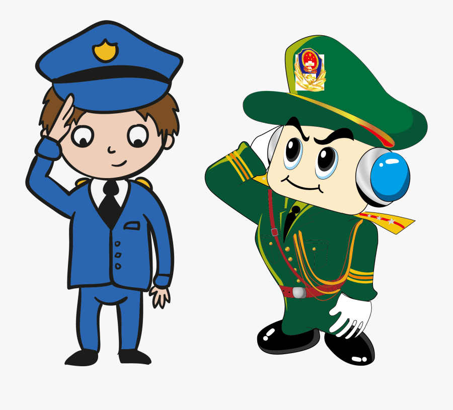 Police Officer Cartoon Peoples Police Of The Peoples - Dibujos Animados De Una Republica, Transparent Clipart