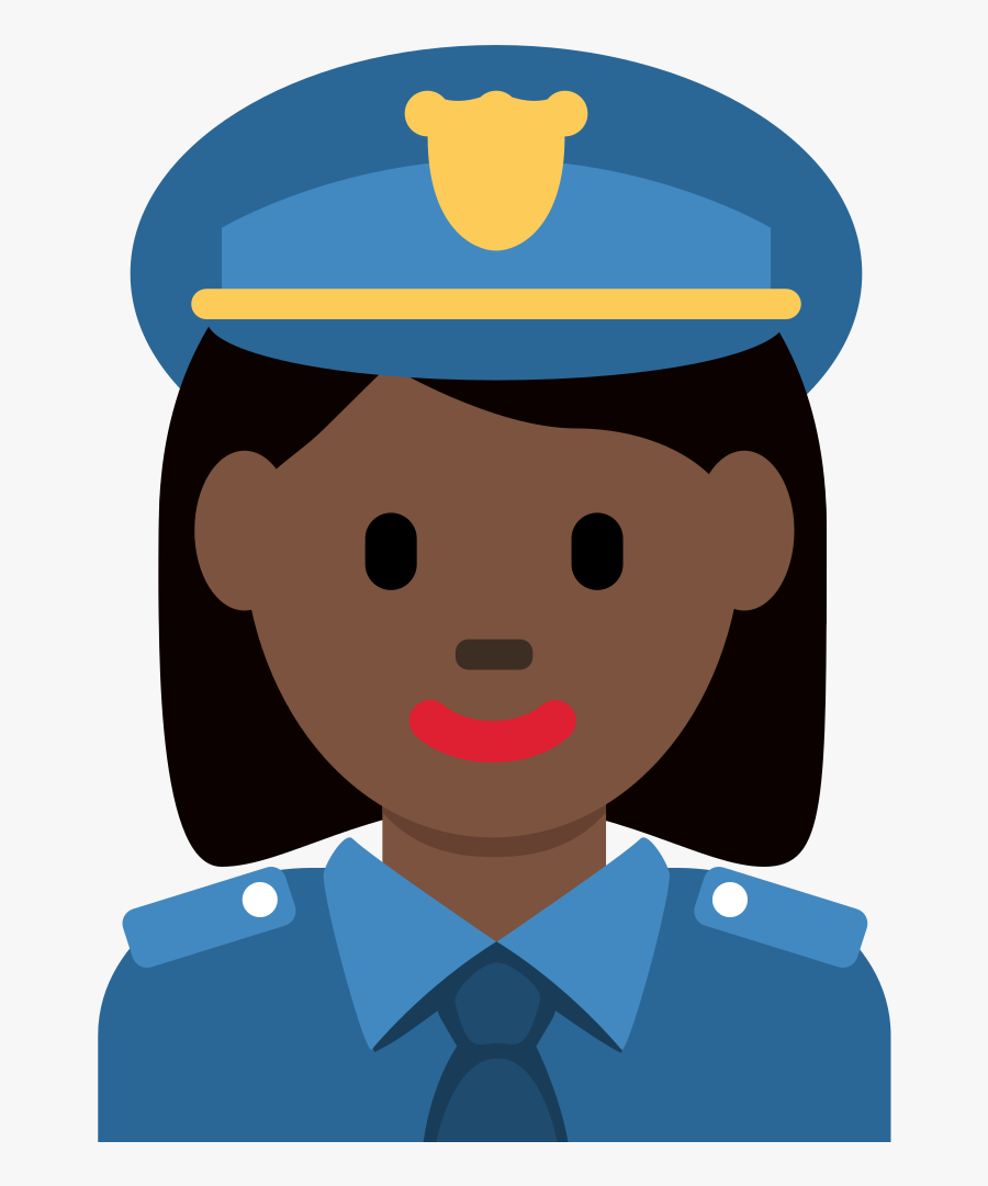 Transparent Officer Clipart - Emoji Woman Police, Transparent Clipart