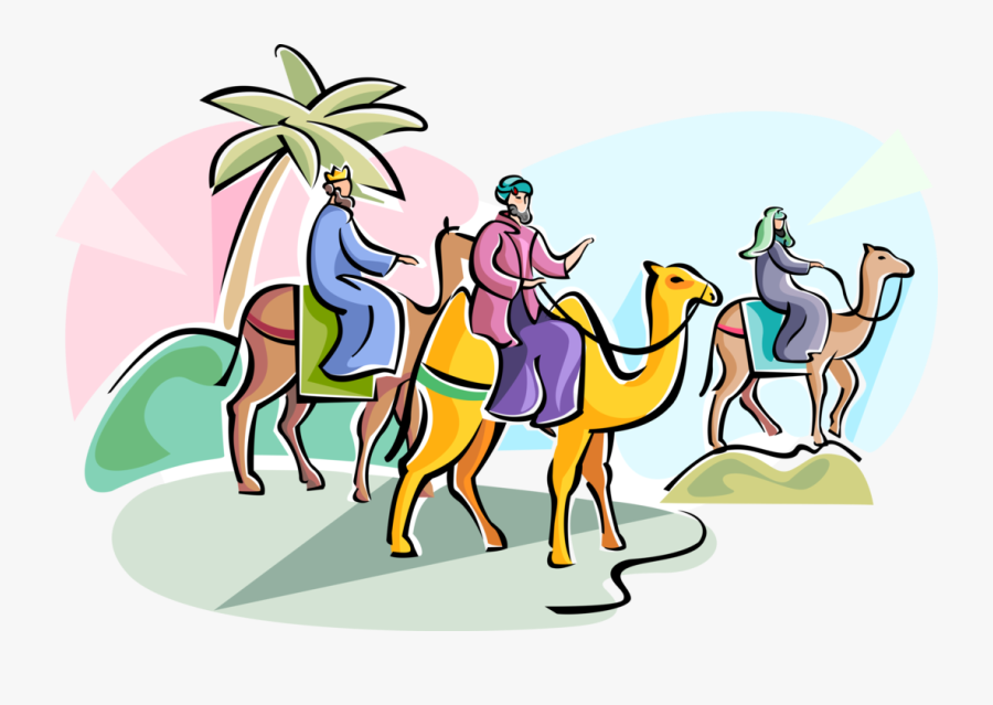 Three Wise Men Of Epiphany - Poem Of The Three Kings, Transparent Clipart