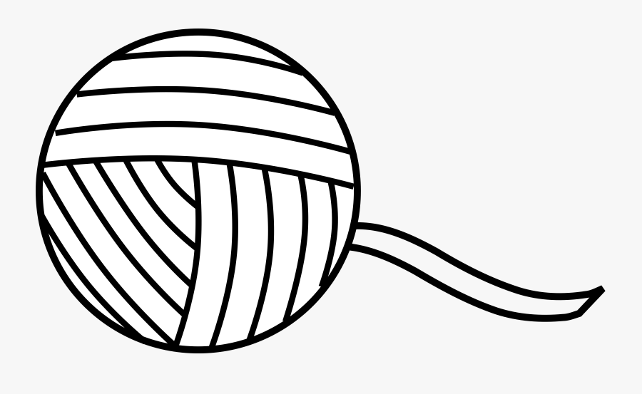 Yarn Line Art - Haak En Smaak, Transparent Clipart
