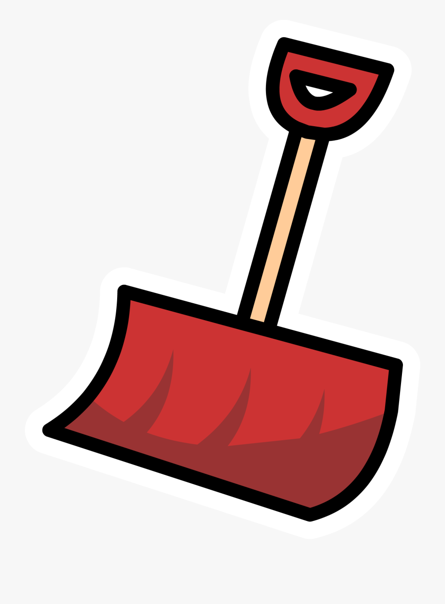 Ephemeraphilia Free Vector Art Shovel Clipart Image - Clip Art Snow Shovel, Transparent Clipart