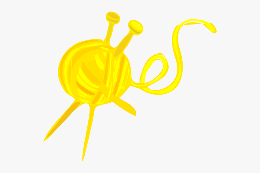 Gold Yarn Clip Art At Clker - Illustration, Transparent Clipart