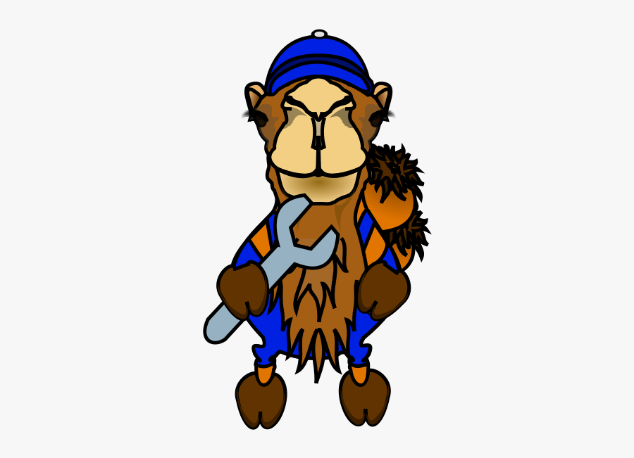 Camel Mechanic, Transparent Clipart