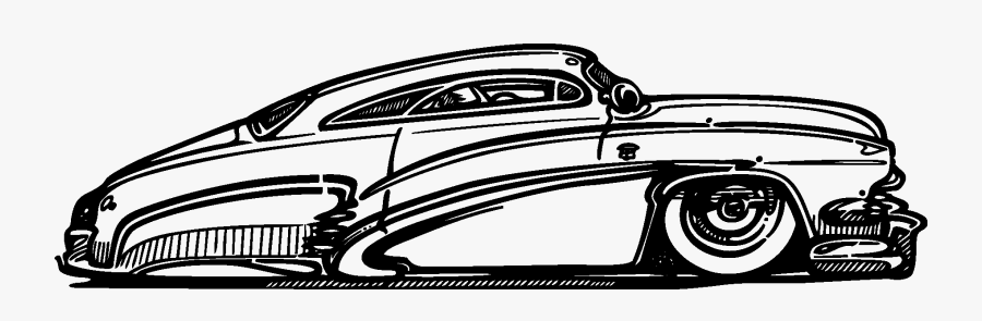 Transport, Classic Cars Silhouettes Vector Eps Free - Hot Rod Car Clipart, Transparent Clipart
