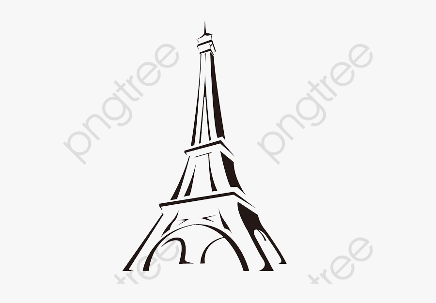 Cartoon Clipart Transparent This - Eiffel Tower Cartoon Png, Transparent Clipart