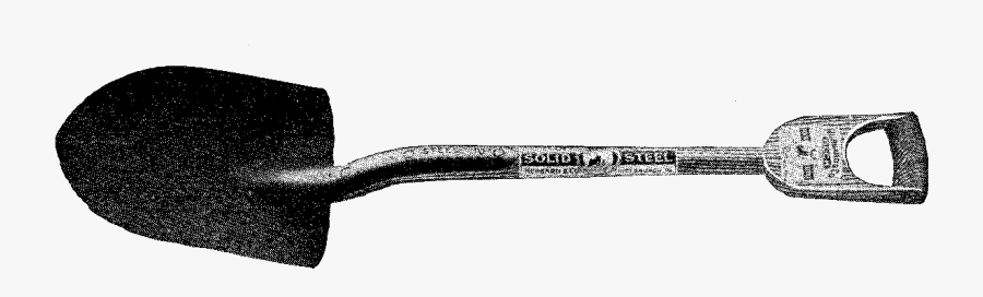 Transparent Shovel Png - Vintage Clip Art Shovel, Transparent Clipart