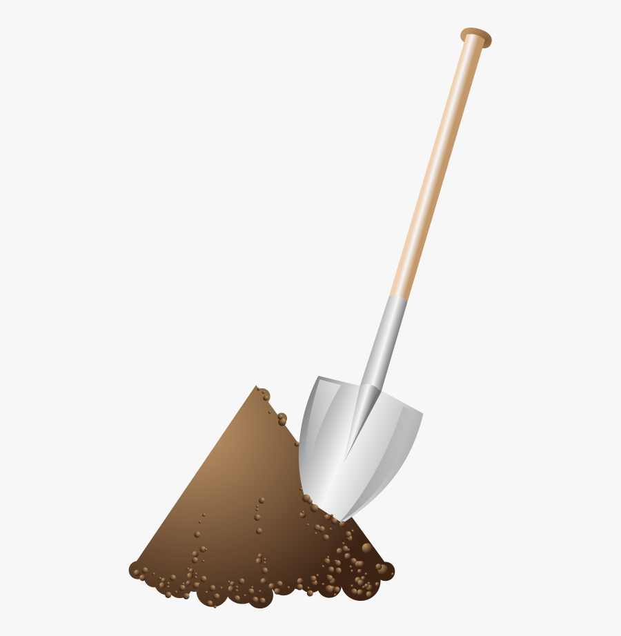 Animation Shovel Clipart - Shovel With Dirt Png , Free Transparent ...