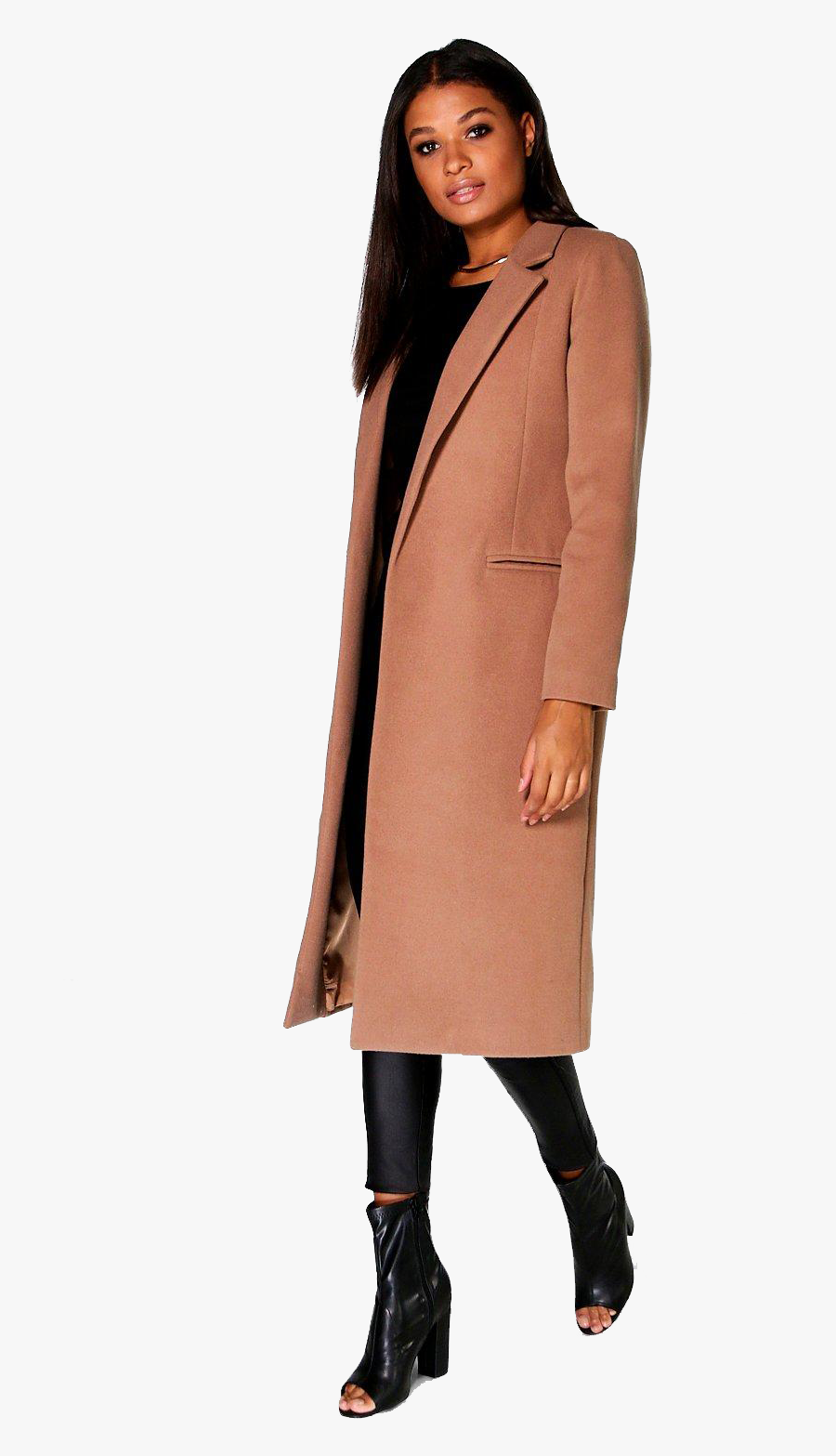 Camel Coat Png Clipart - Overcoat, Transparent Clipart