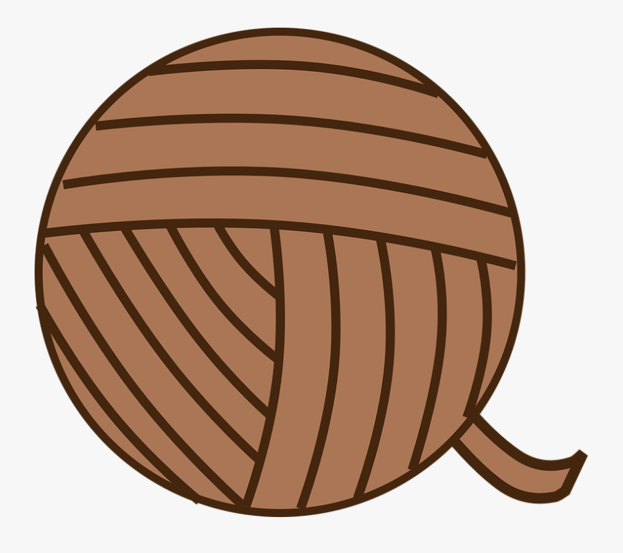 Brown Yarn Svg Clip Arts - Y Clipart Black And White, Transparent Clipart
