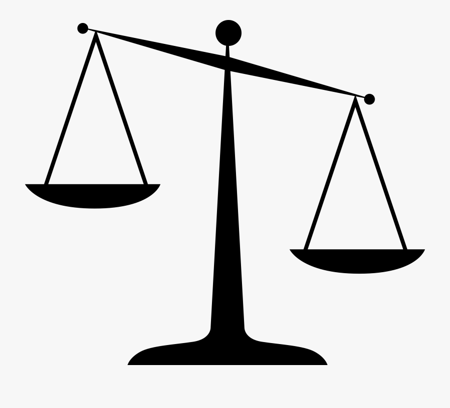Scale Clipart - Scales Of Justice, Transparent Clipart