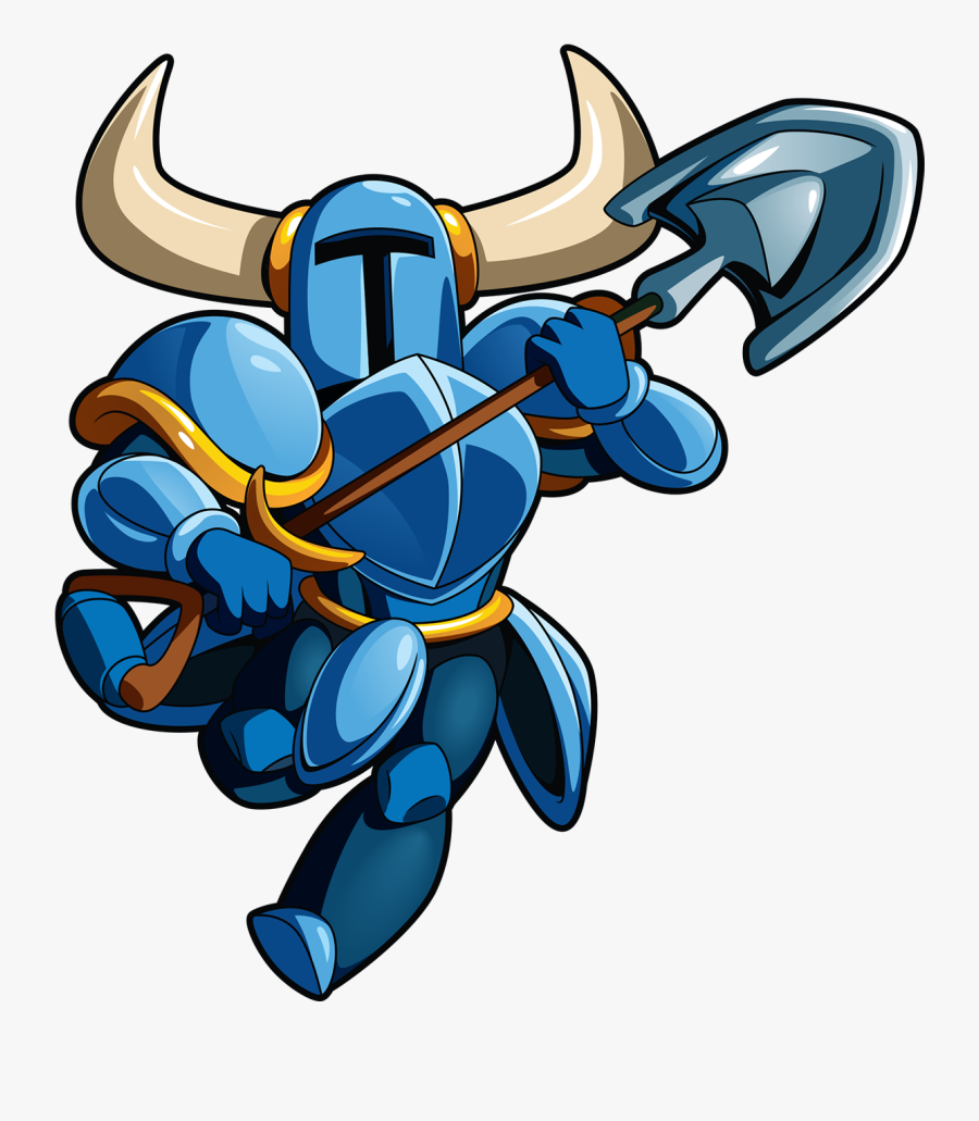 Clip Art Horned Knight - Shovel Knight Character, Transparent Clipart