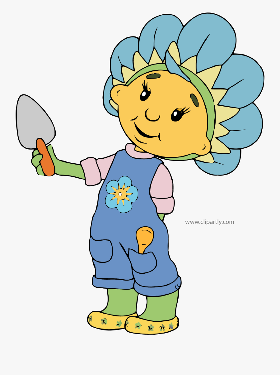 Fifi Shovel The Flowertots Clipart - Fifi And The Flowertots Cartoon, Transparent Clipart