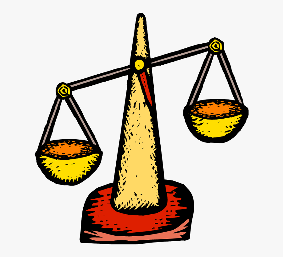 Balance Scale Clipart - Weighing Scale With Social Media, Transparent Clipart