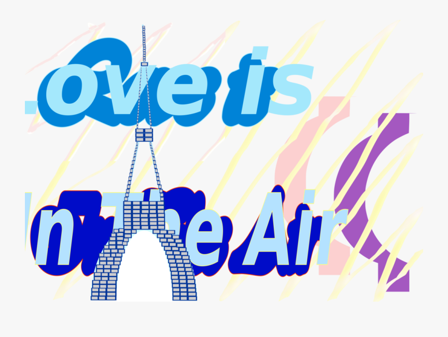 Free E-card Love Is In The Air La Tour Eiffel Tower - Eiffel Tower, Transparent Clipart