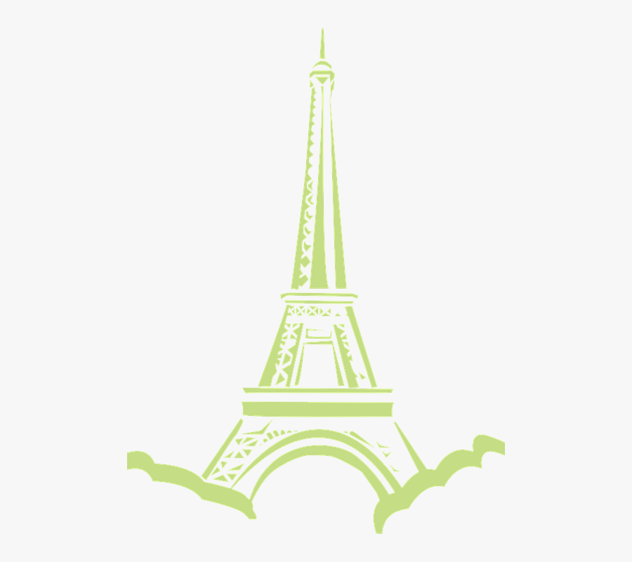 Eiffel Tower Yellow Png - Torre De Eiffel Png, Transparent Clipart