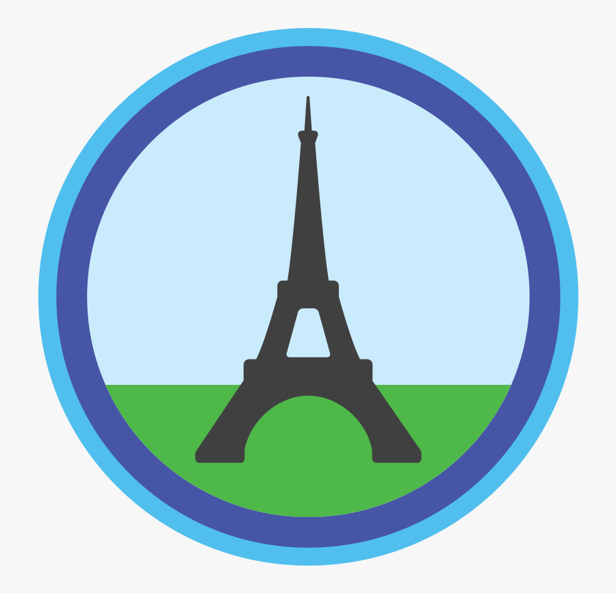 Transparent Eiffel Tower Png - Circle Logo Sample Png, Transparent Clipart