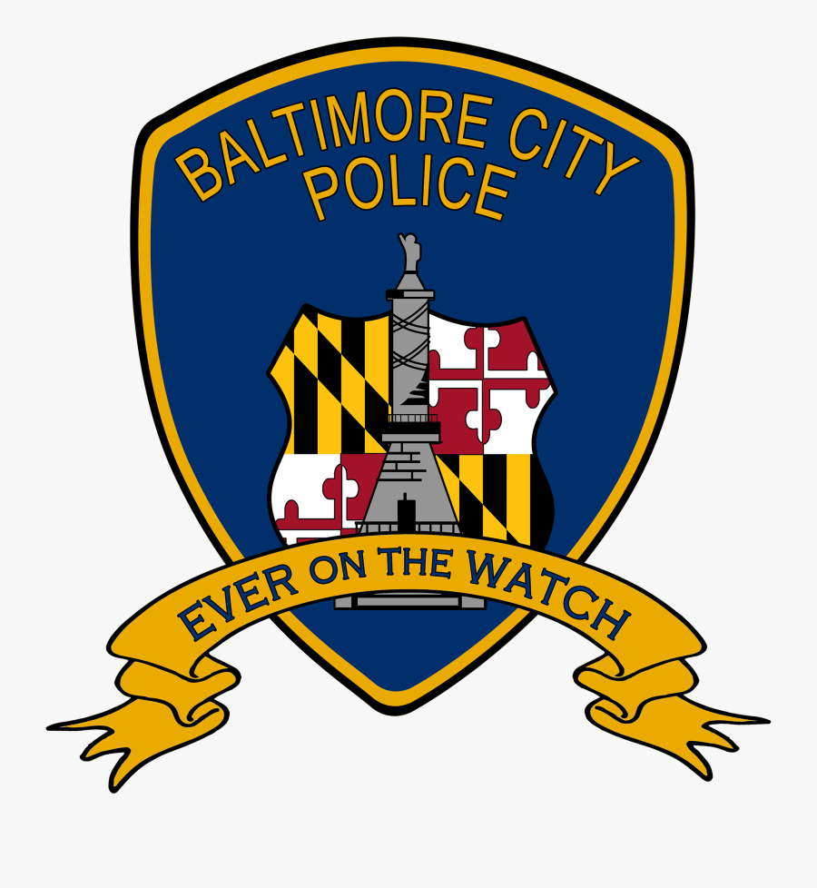 Police Clipart Police Sergeant - Baltimore City Police Logo, Transparent Clipart