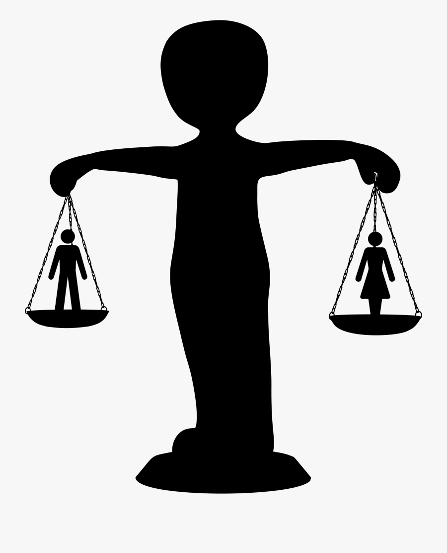 Scale Of Justice Png - Gender Equality Clipart, Transparent Clipart