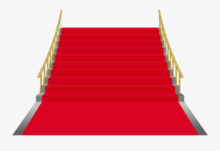 Red Stairs Png Clip Art Image - Stairs Red, Transparent Clipart