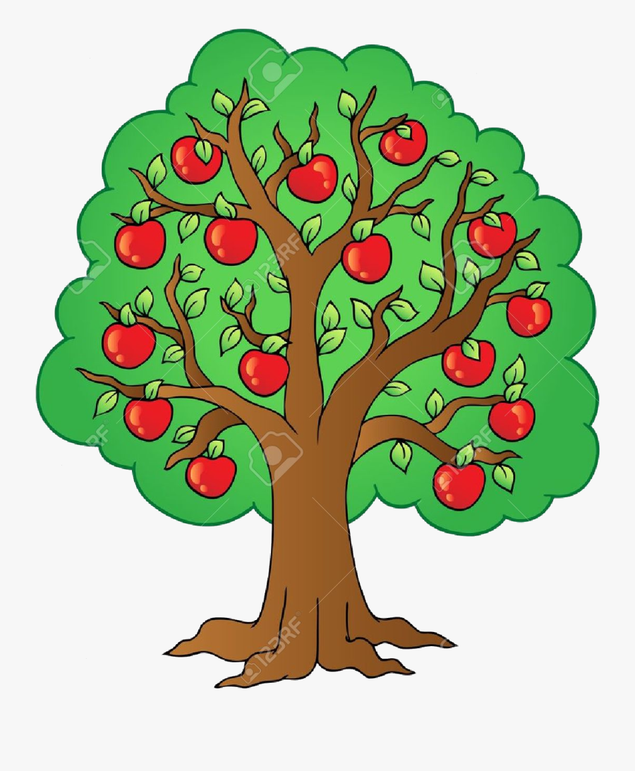 Apple Tree Clipart Transparent Png - Tree Potential Energy Apple, Transparent Clipart