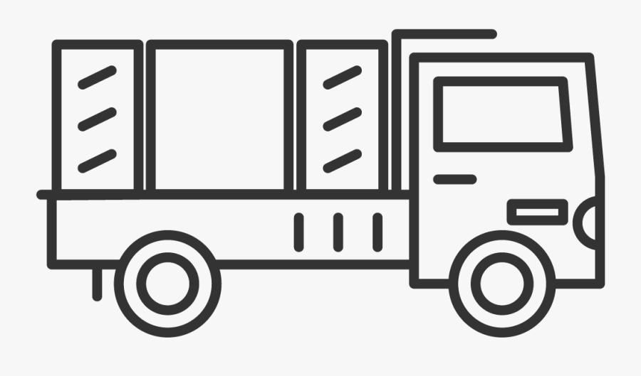 Equipment Hire - Fire Engine Line Drawing, Transparent Clipart