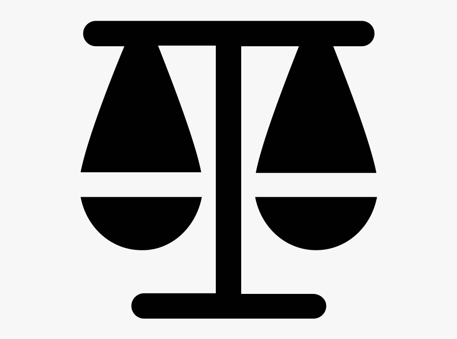 Balance Scale Rubber Stamp, Transparent Clipart