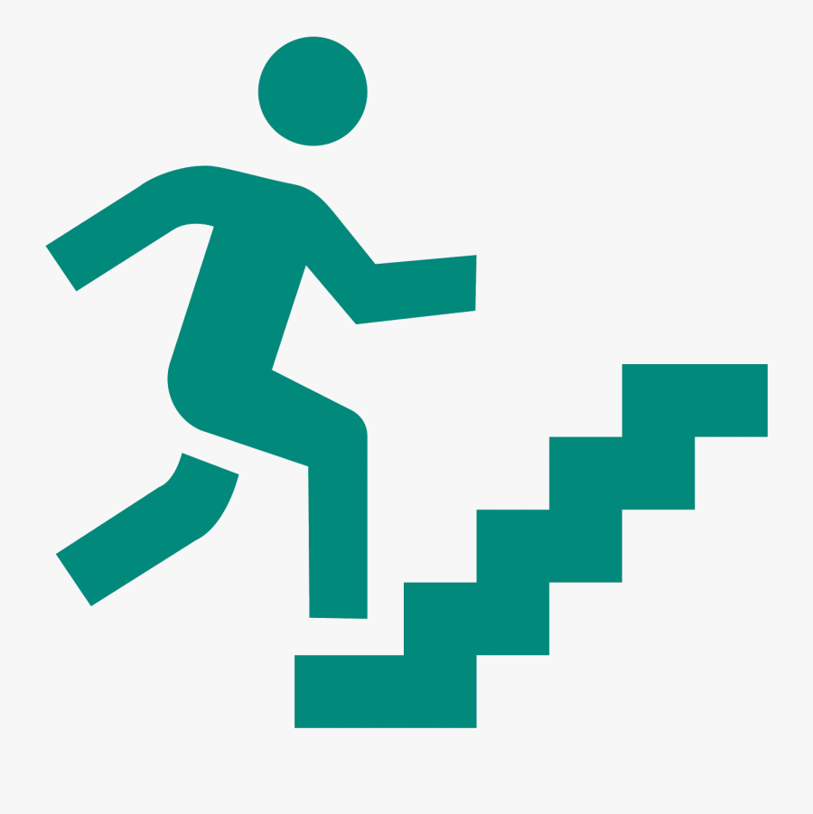 Transparent Staircase Clipart Png - Man Climbing Stairs Clipart, Transparent Clipart