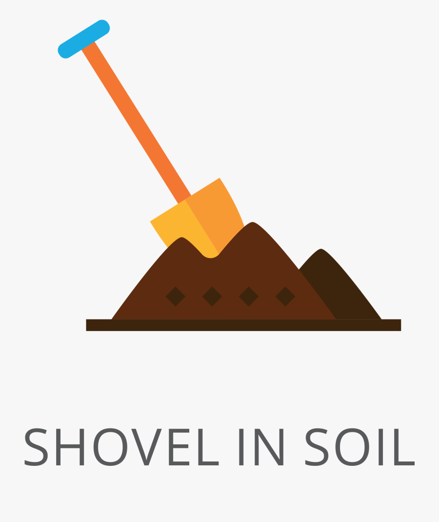 Shovel Soil Icon - Graphic Design, Transparent Clipart
