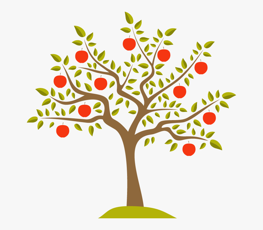 Christian Kropf - Apple Tree Illustration, Transparent Clipart