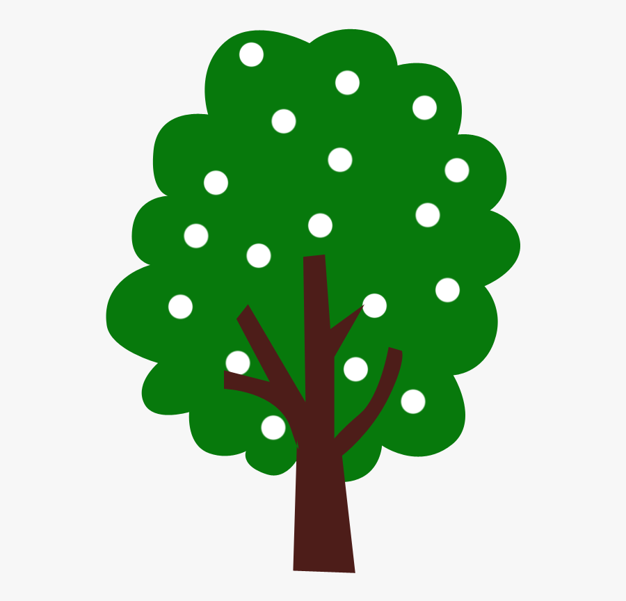 Green Apple Tree Clipart - Green Clip Art Png, Transparent Clipart