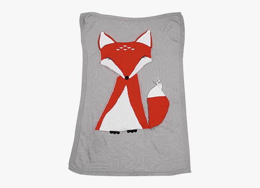 Blankets Petite Bello Fox - Couverture Laine Avec Renard, Transparent Clipart