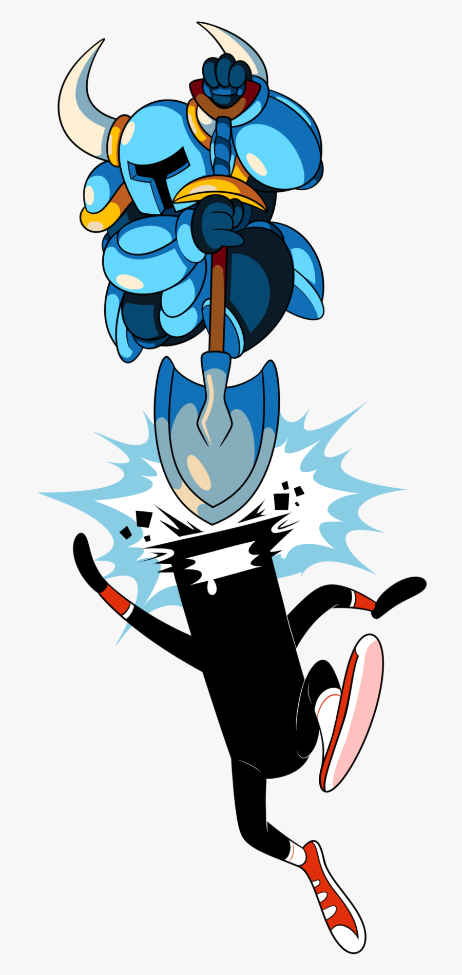 Transparent Shovel Clipart - Official Shovel Knight Art, Transparent Clipart