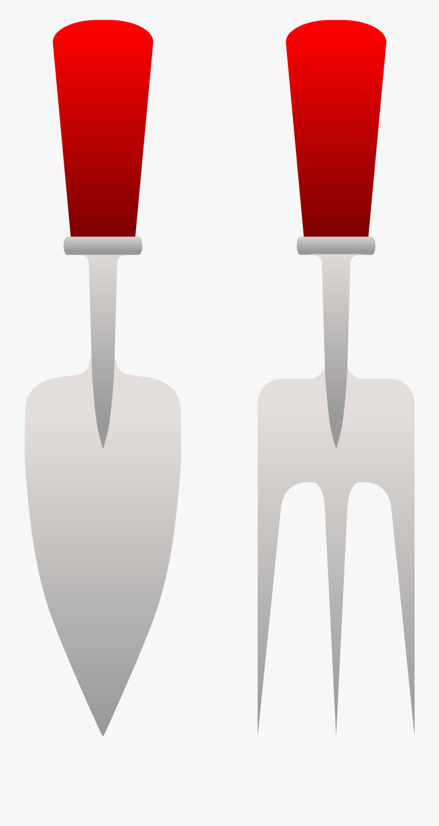 This Free Icons Png Design Of Gardening Fork And Trowel - Illustration, Transparent Clipart