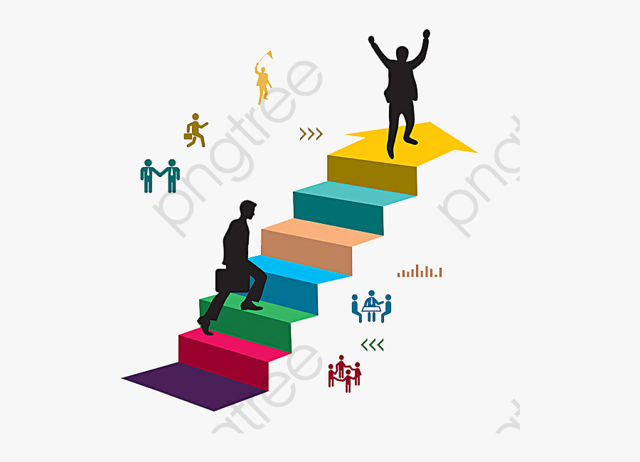 A Man Of Success - รูป ความ สํา เร็ จ การ์ตูน, Transparent Clipart