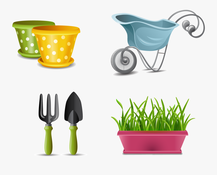 Garden Tool Clip Art - Gardening Tools Clipart, Transparent Clipart