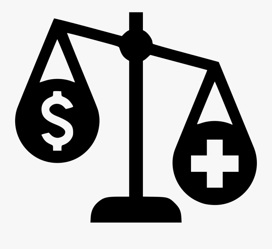 Balance Scales Health Care Money Important Comments - Money And Health Care, Transparent Clipart