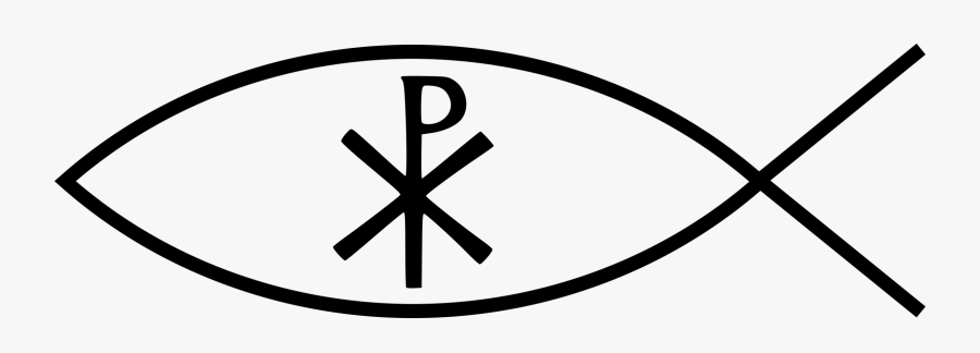 1 Fish Scale Clipart - Christian Symbols Transparent Background, Transparent Clipart