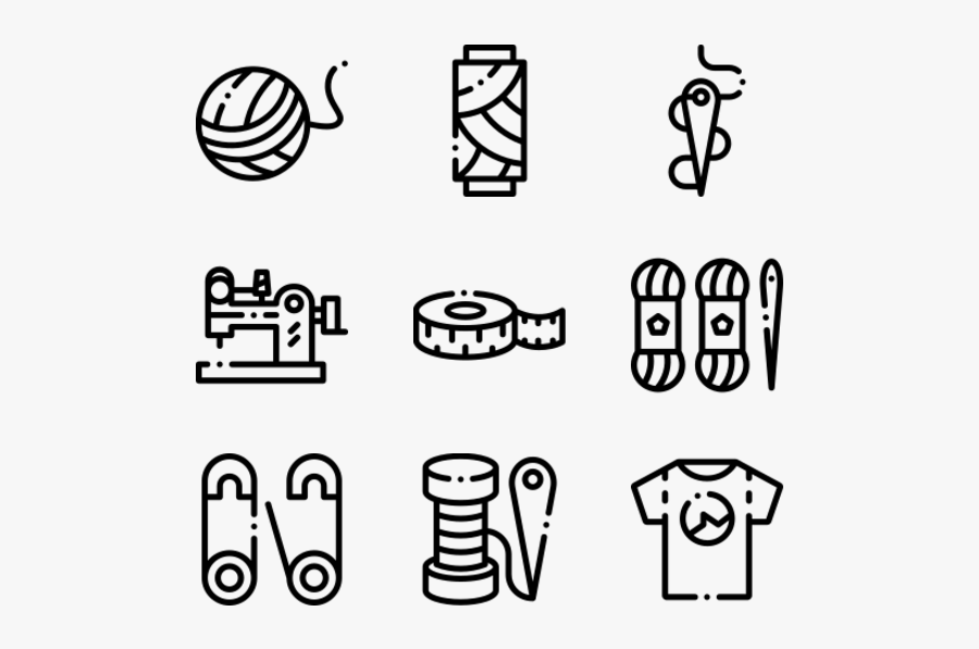 Sewing - Algorithm Icon, Transparent Clipart