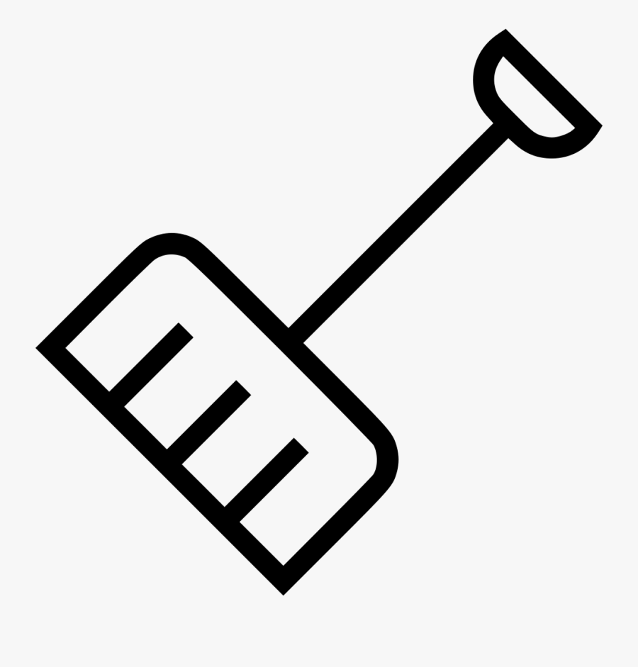 Snow Shovel - Free Snow Shovel Svg File, Transparent Clipart