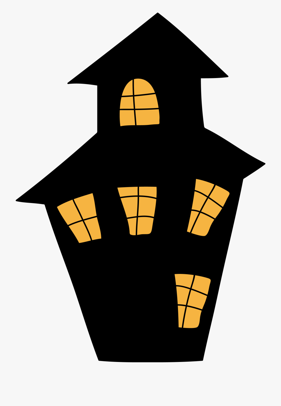Haunted House Silhouette Clip Art At Getdrawings - Clip Art Spooky
