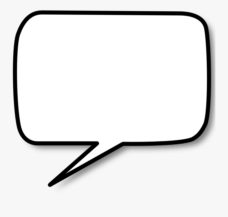 Clip Art Blank Speech Bubble - Call Out Transparent Background, Transparent Clipart