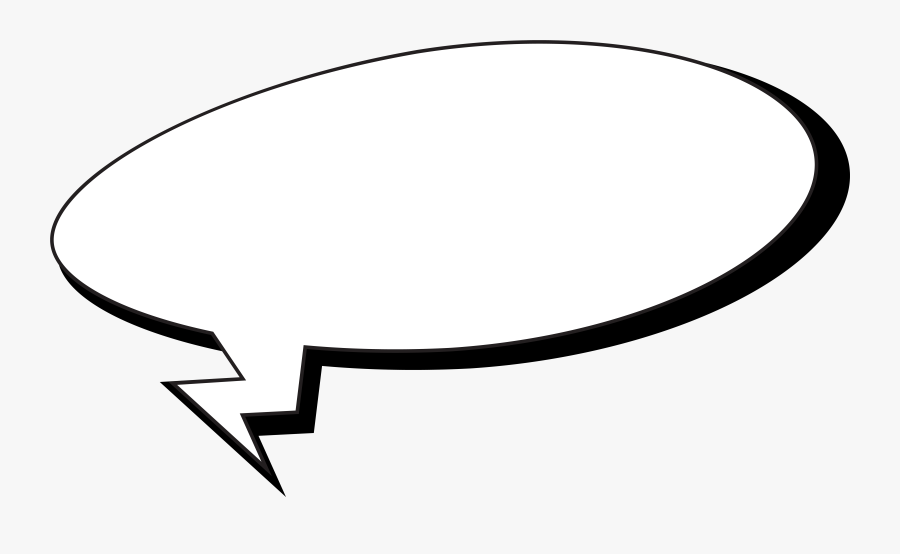 Comics Text Balloon Speech Bubble Free Frame Clipart - Circle, Transparent Clipart