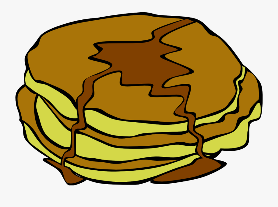Fast Food, Breakfast, Pancakes - Pancake With Transparent Background, Transparent Clipart