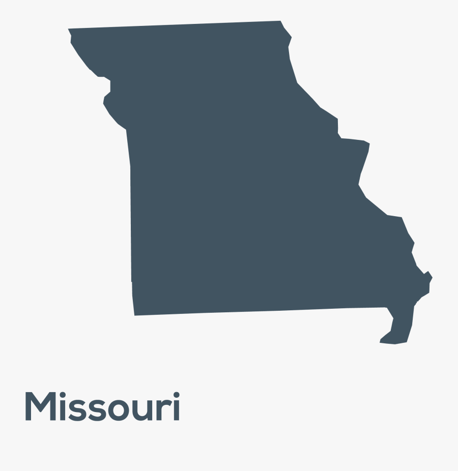 Us State Shapes Missouri, Transparent Clipart
