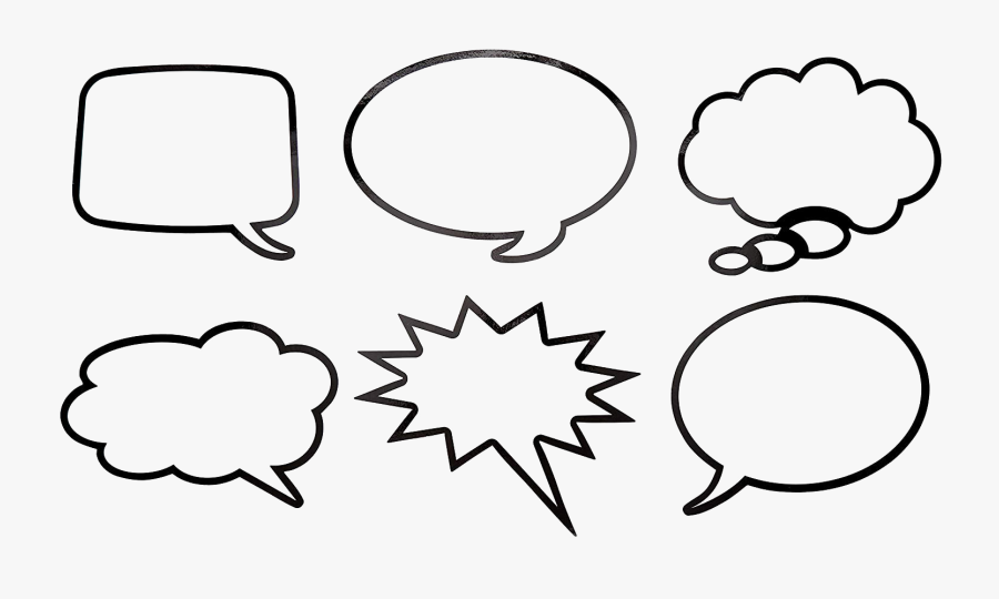 Speech Bubble Png Clipart - Easy To Draw Speech Bubbles, Transparent Clipart