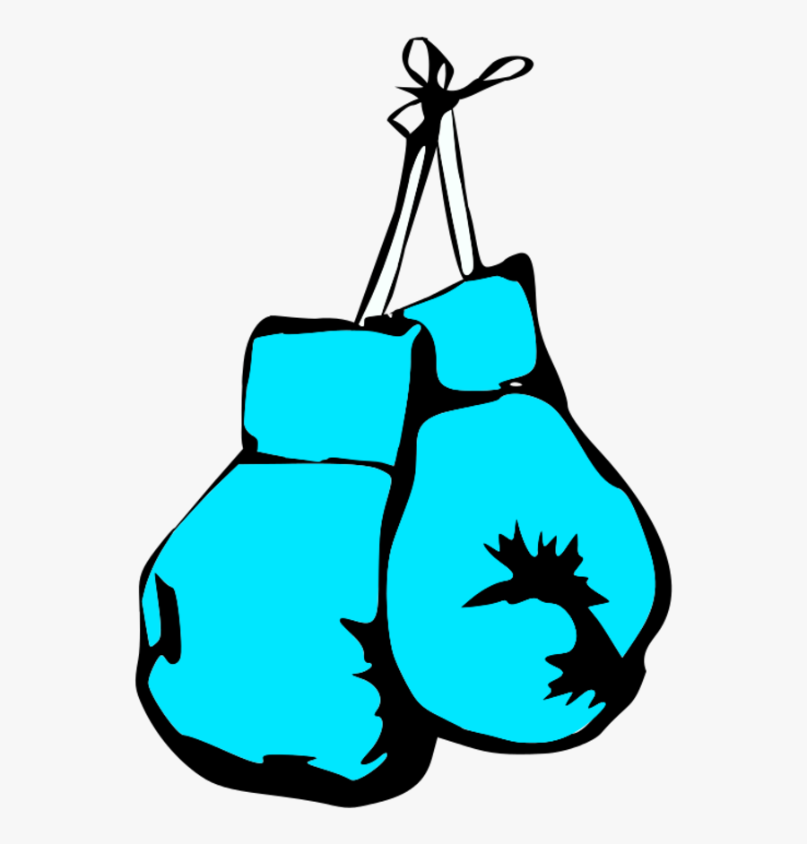 Blue Boxing Gloves Clipart - Boxing Gloves Icon Png, Transparent Clipart