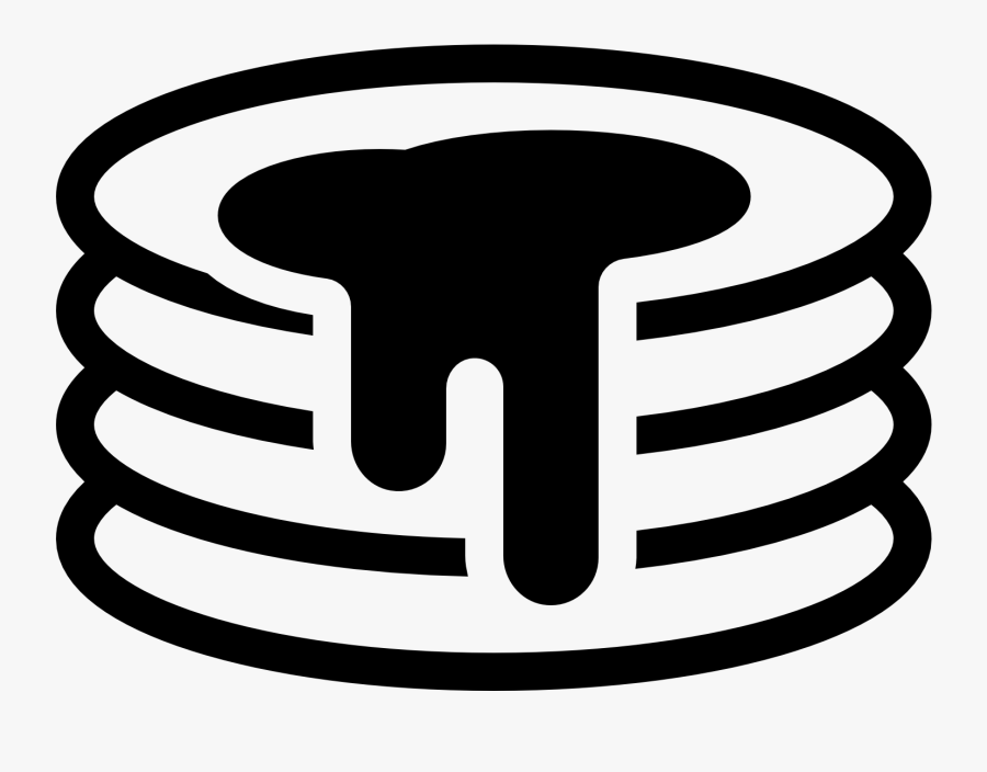 Pancake Icon Clipart , Png Download - Pancake Png Black, Transparent Clipart