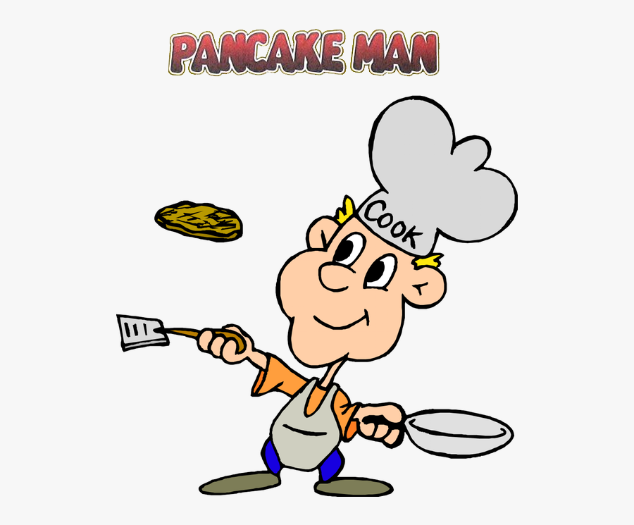 Pancake Man Recipe Pack - Pancake Day Clip Art, Transparent Clipart